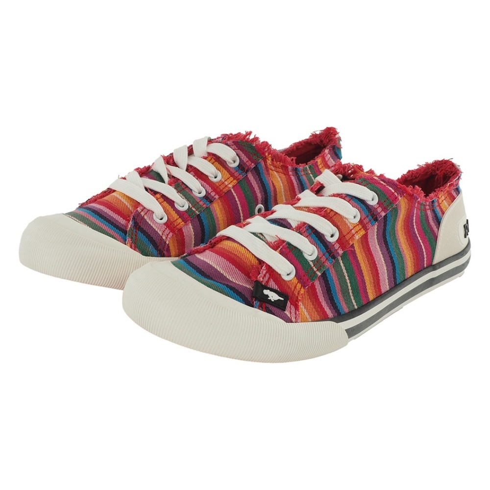 Rocket Dog Multicolor Striped Canvas Sneakers